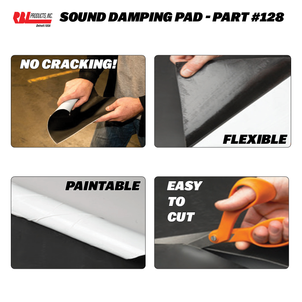 Super Silence Sound Dampening Pads - Six 12" x 12" Pads