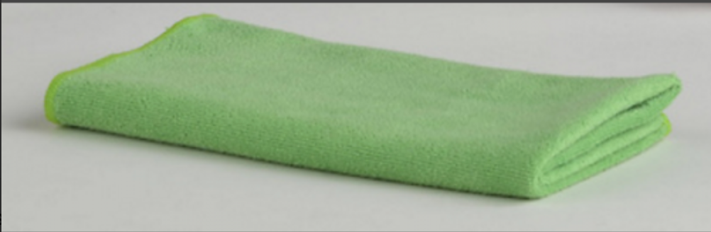 RBL 12020 - 16"x16" Green Microfiber Cloth (Pack of 6)