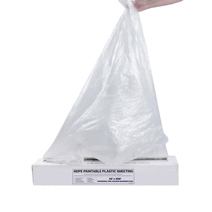HDPE Paint Overspray Plastic Sheeting - Two Sizes Available