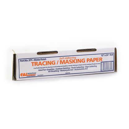 Tracing/Masking Paper Roll, Matte Finish - Four Sizes Available