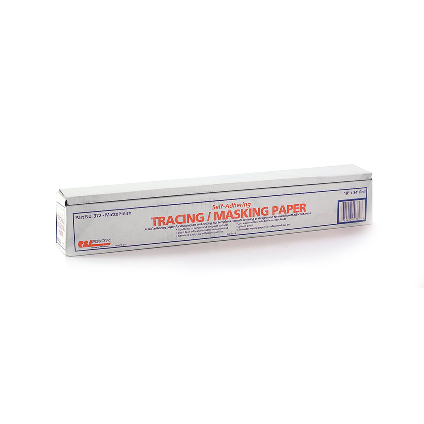 Tracing/Masking Paper Roll, Matte Finish - Four Sizes Available