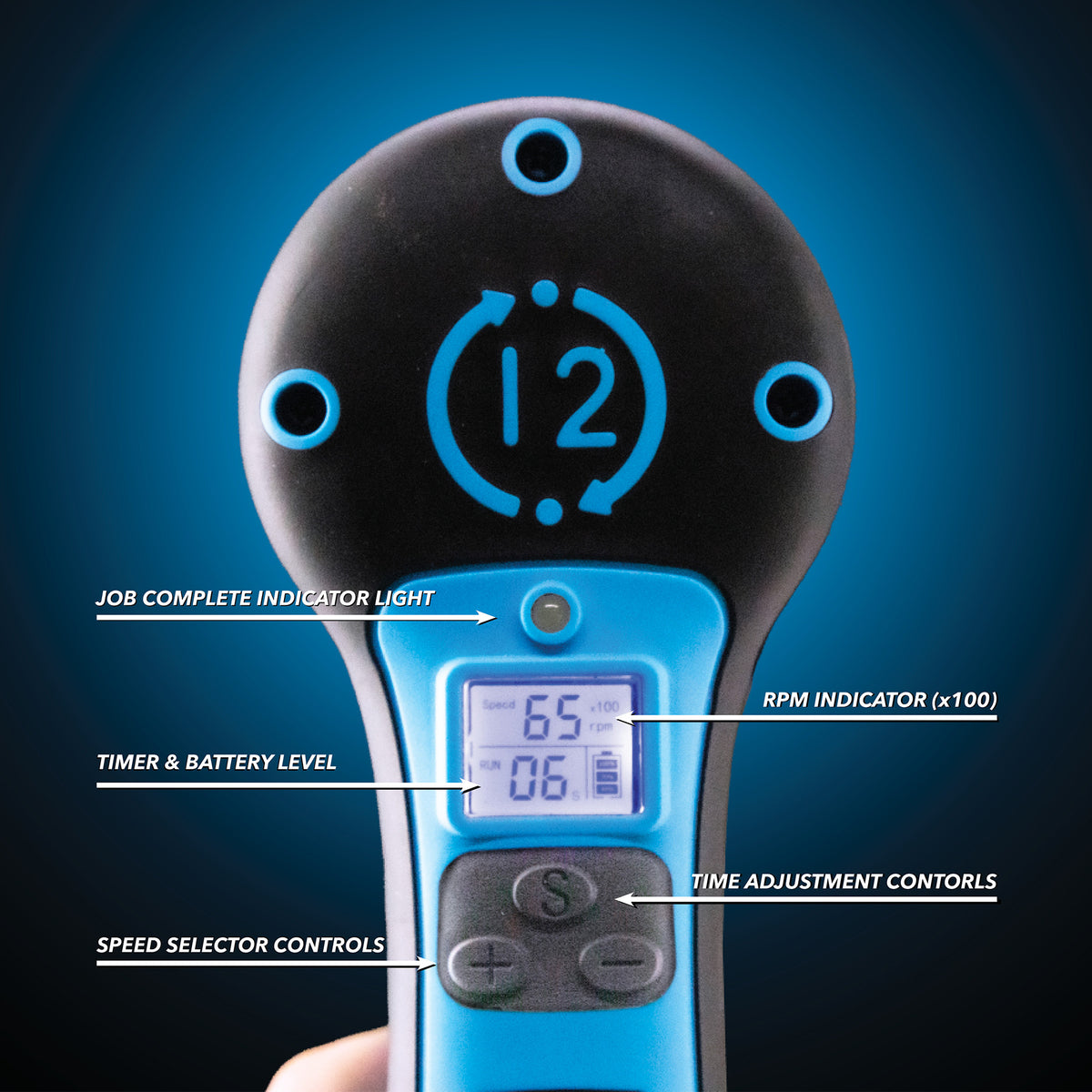 3" Random Orbital Cordless Polisher with Digital Display