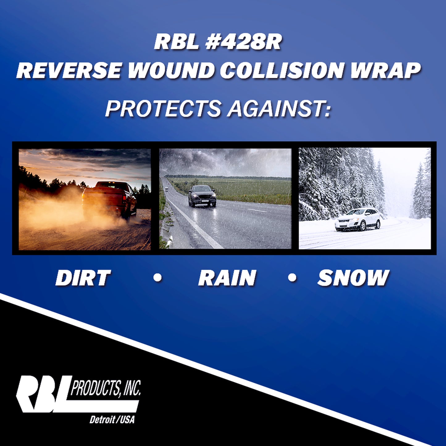 Reverse Wound Collision Wrap - 36" x 120'
