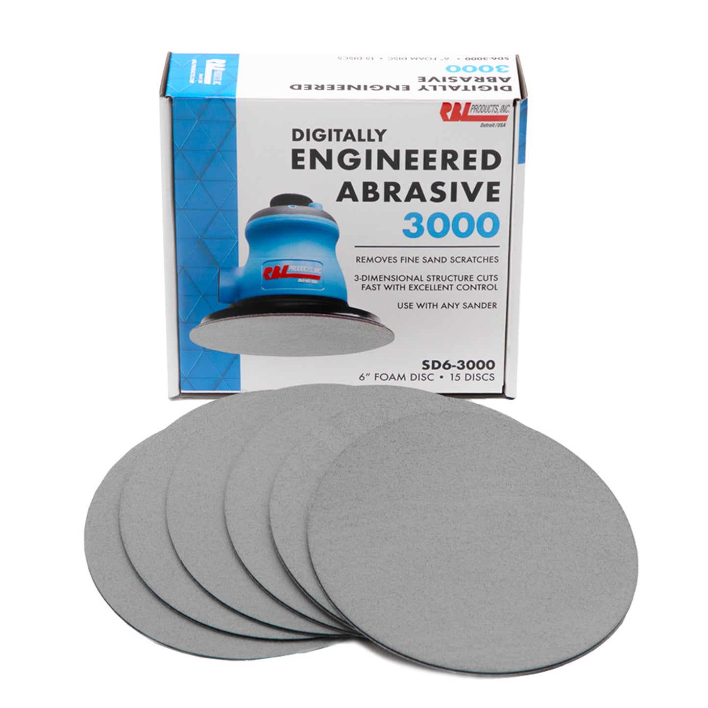 GEOTek™ Engineered Abrasive Foam Discs - 3000 Grit