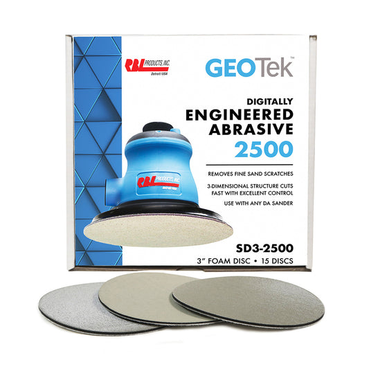 GEOTek™ Engineered Abrasive Foam Discs - 2500 Grit