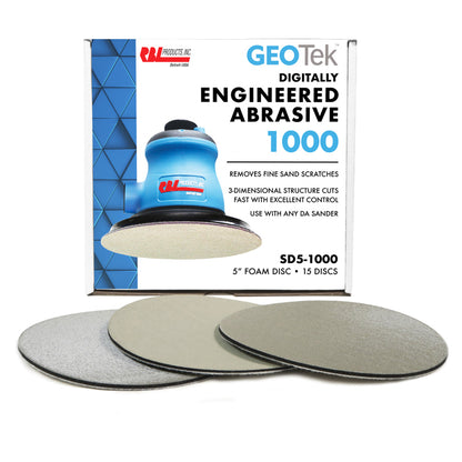 GEOTek™ Engineered Abrasives Foam Discs - 1000 Grit
