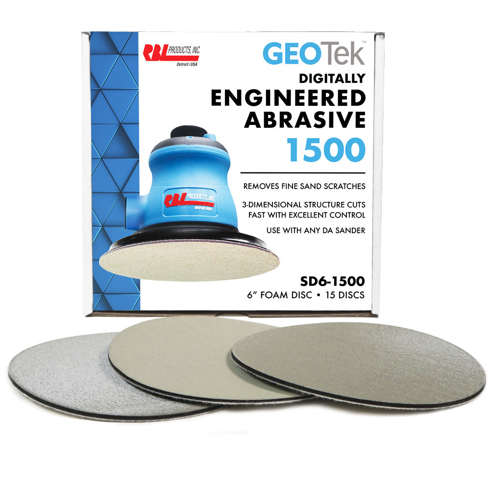 GEOTek™ Engineered Abrasive Foam Discs - 1500 Grit