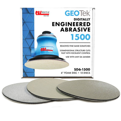 GEOTek™ Engineered Abrasive Foam Discs - 1500 Grit