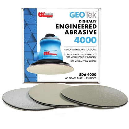 GEOTek™ Engineered Abrasives Foam Discs - 4000 Grit