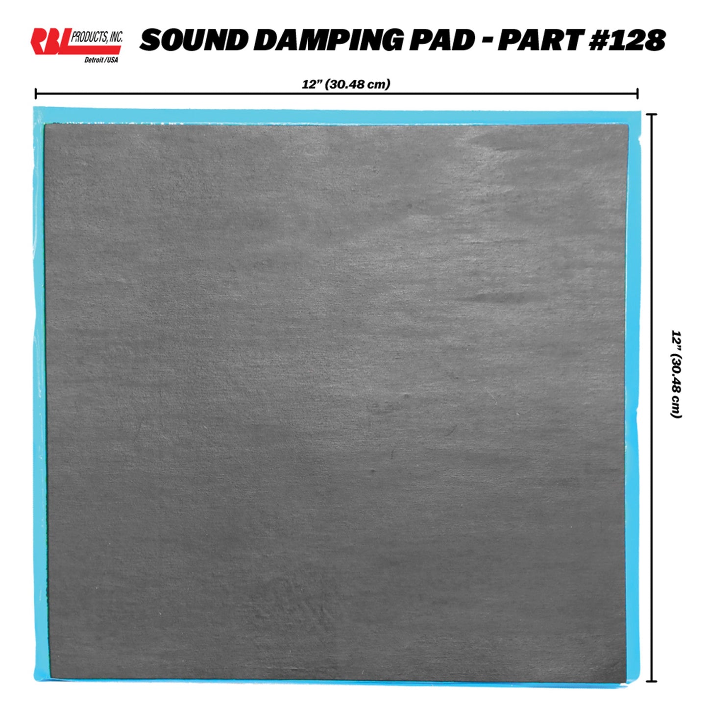 Super Silence Sound Dampening Pads - Six 12" x 12" Pads