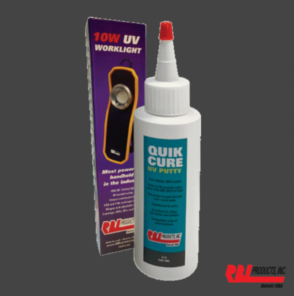 RBL UV860 - The Original UV Putty Bottle With Rechargeable Light