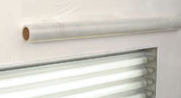 RBL 443 - Spray Booth Wall Protective Film - White - 36" x 100'